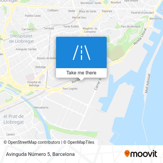 Avinguda Número 5 map