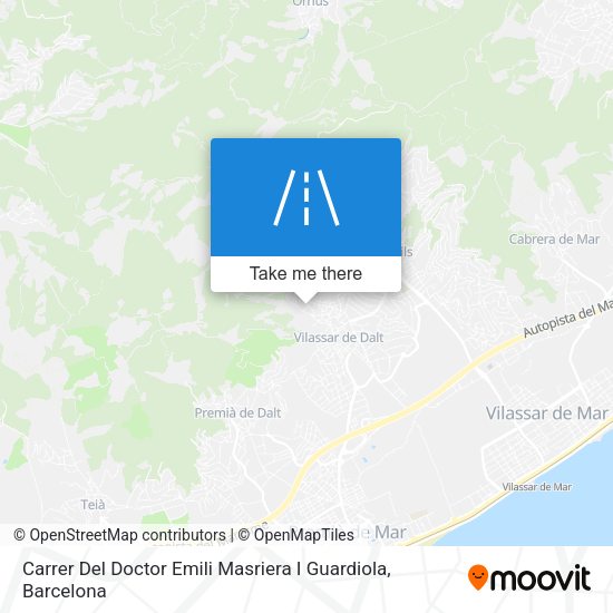 Carrer Del Doctor Emili Masriera I Guardiola map