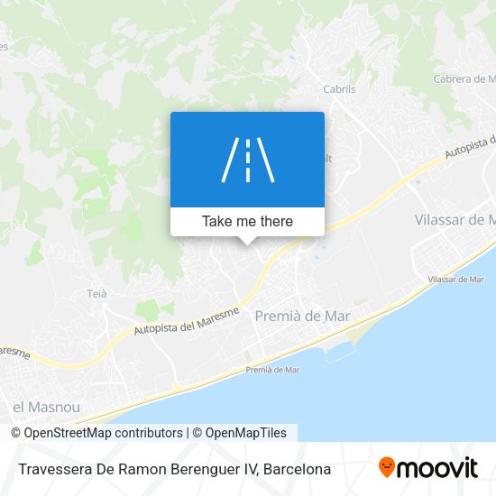 Travessera De Ramon Berenguer IV map