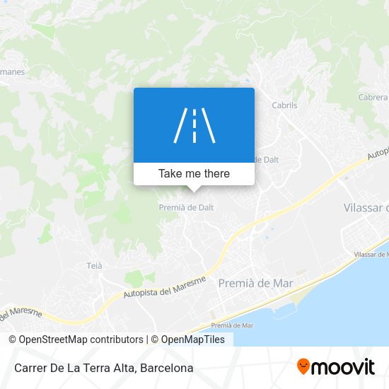Carrer De La Terra Alta map