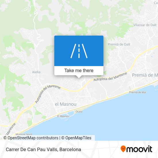 Carrer De Can Pau Valls map