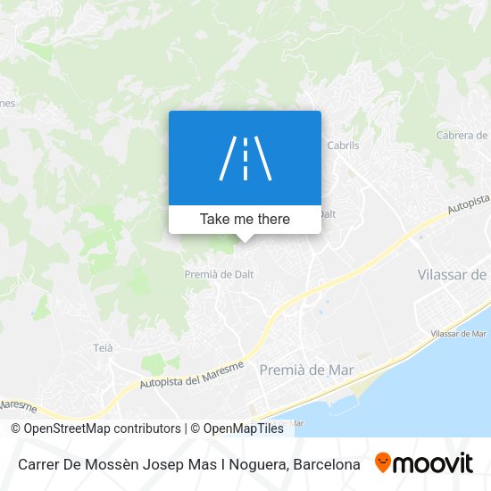 Carrer De Mossèn Josep Mas I Noguera map