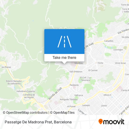 Passatge De Madrona Prat map