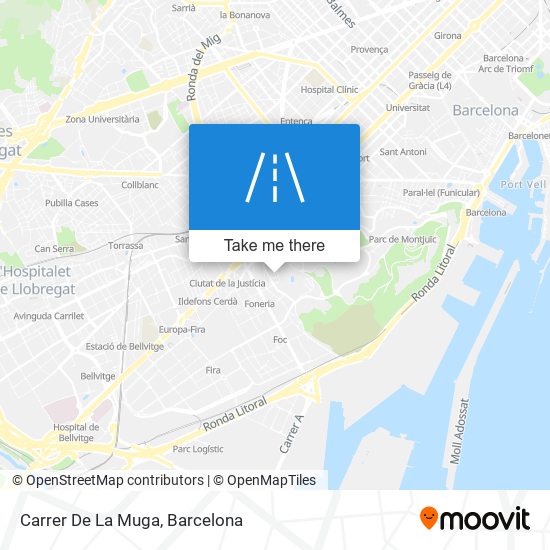 Carrer De La Muga map