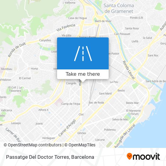 Passatge Del Doctor Torres map