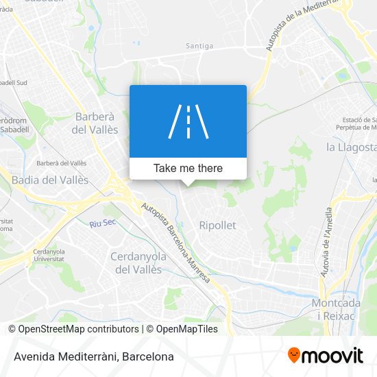 Avenida Mediterràni map