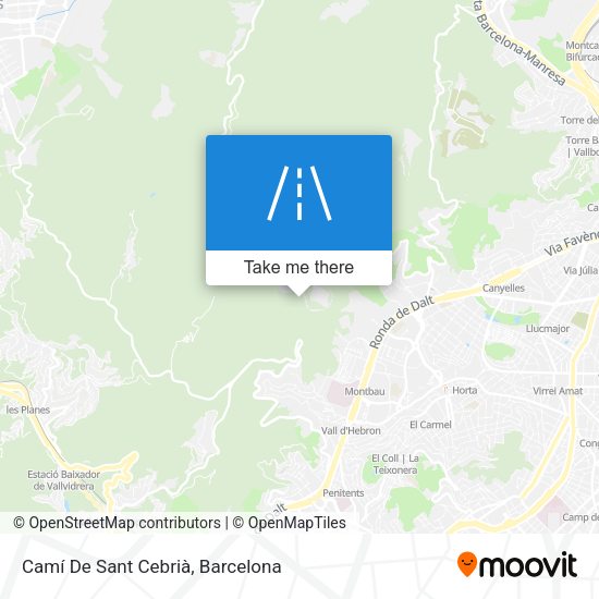 Camí De Sant Cebrià map