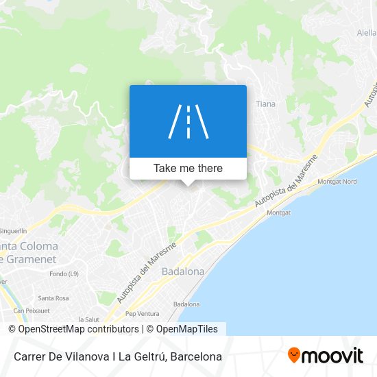 Carrer De Vilanova I La Geltrú map