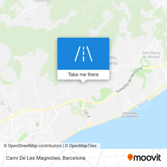Camí De Les Magnòlies map
