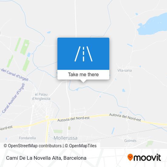 Camí De La Novella Alta map