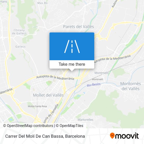 Carrer Del Molí De Can Bassa map