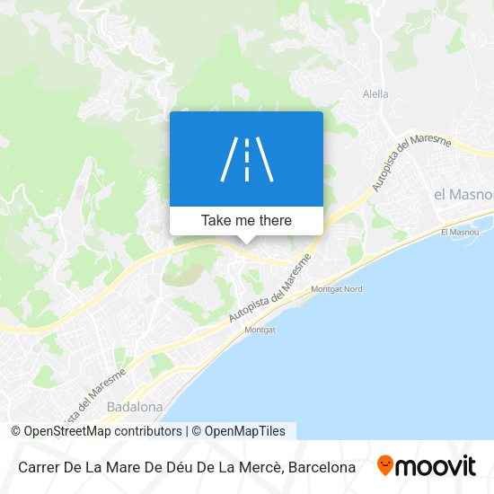 Carrer De La Mare De Déu De La Mercè map