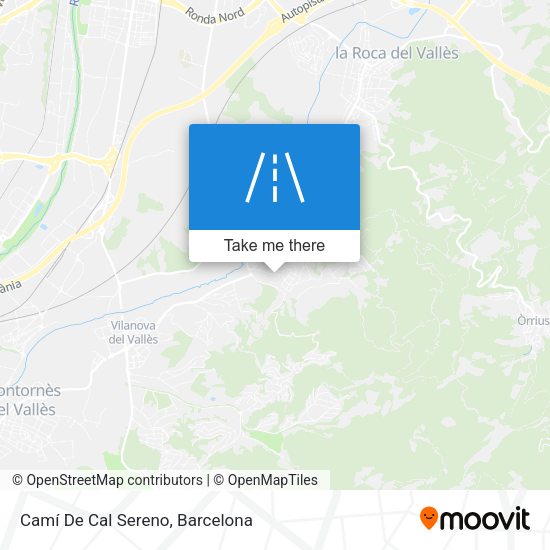 Camí De Cal Sereno map