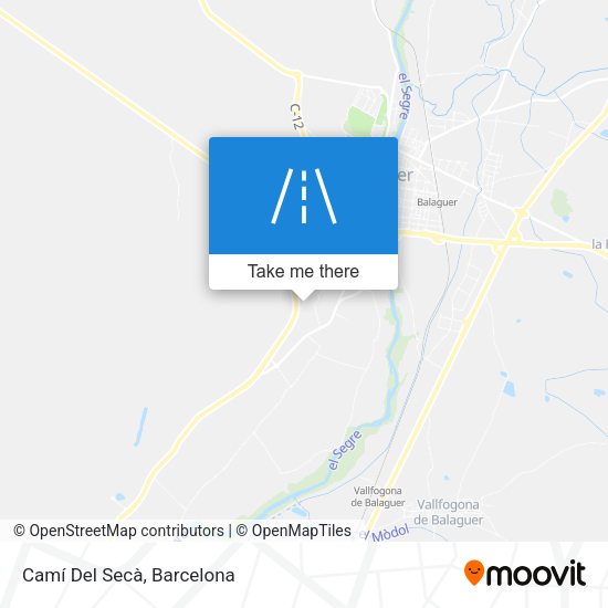 Camí Del Secà map