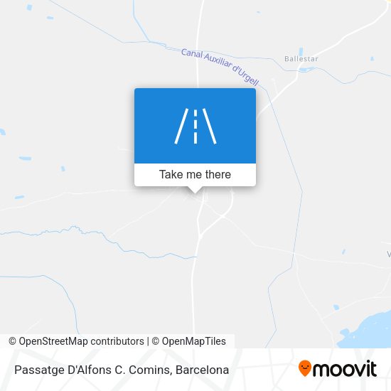 Passatge D'Alfons C. Comins map