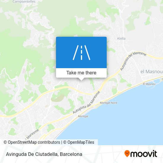 Avinguda De Ciutadella map