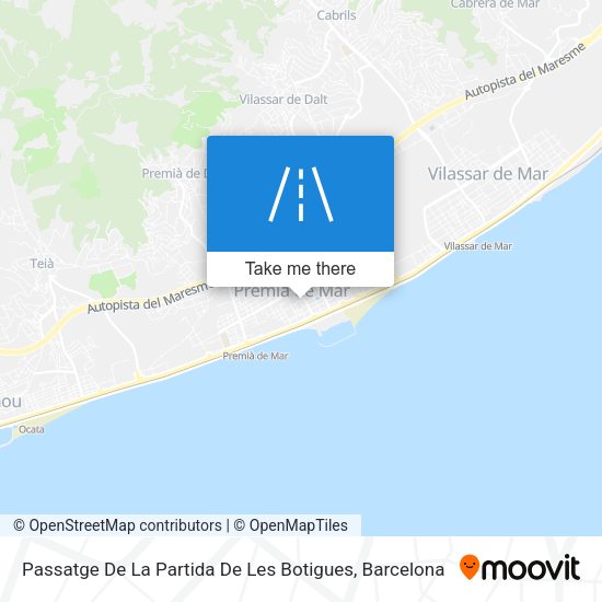 Passatge De La Partida De Les Botigues map