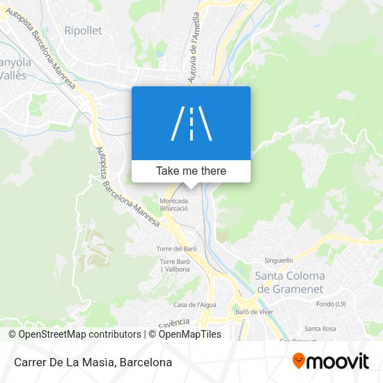 Carrer De La Masìa map