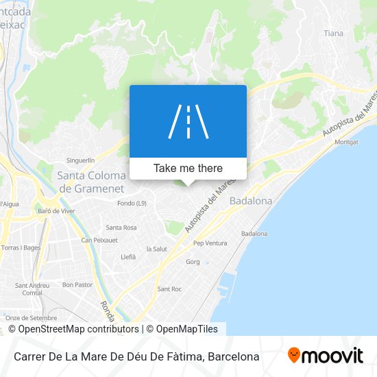 Carrer De La Mare De Déu De Fàtima map