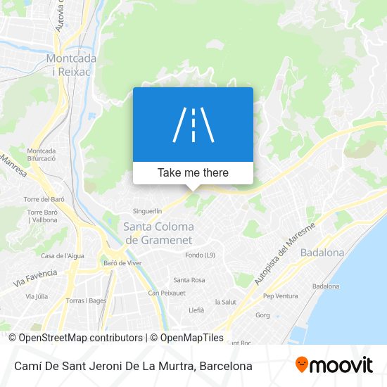 Camí De Sant Jeroni De La Murtra map
