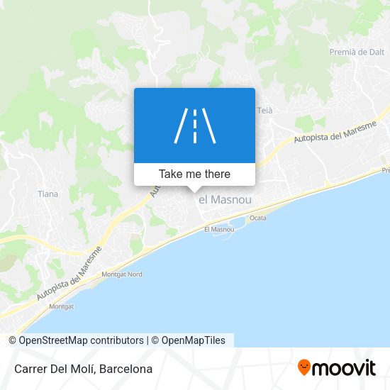 Carrer Del Molí map