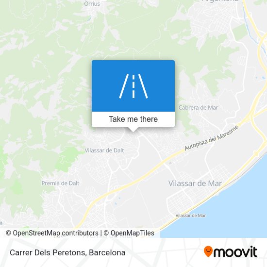 Carrer Dels Peretons map