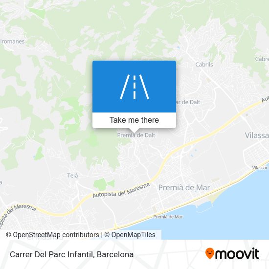 Carrer Del Parc Infantil map