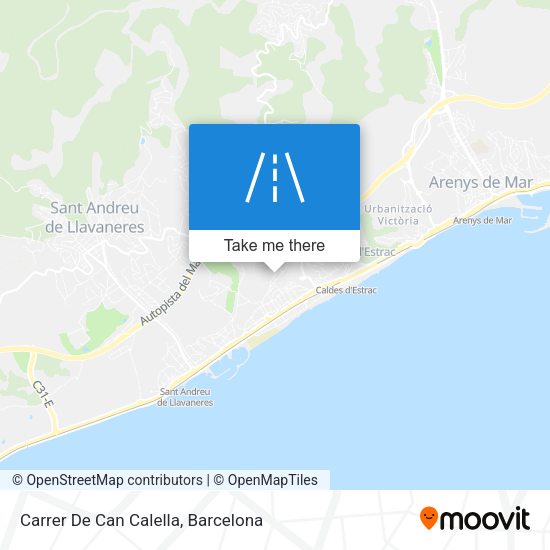 Carrer De Can Calella map