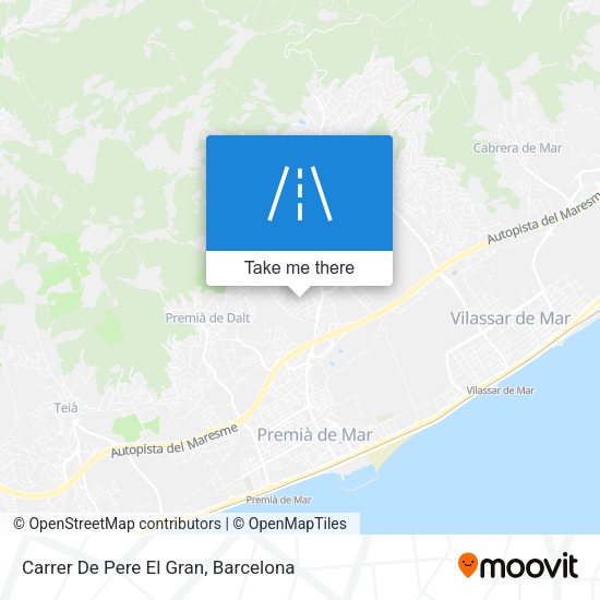Carrer De Pere El Gran map