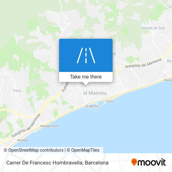 Carrer De Francesc Hombravella map
