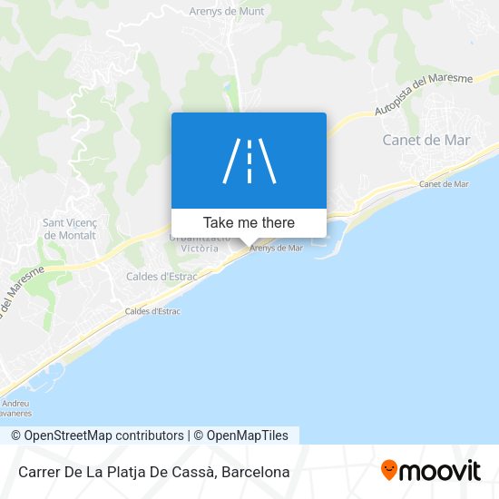 Carrer De La Platja De Cassà map