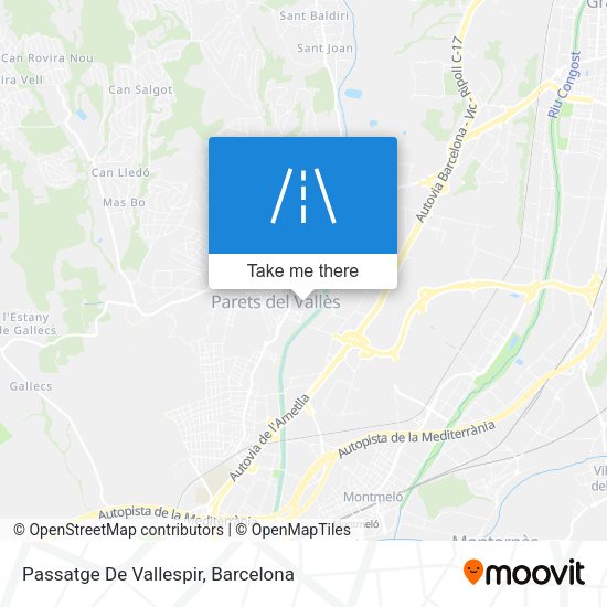 Passatge De Vallespir map