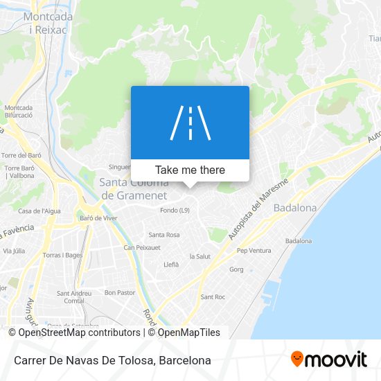 Carrer De Navas De Tolosa map