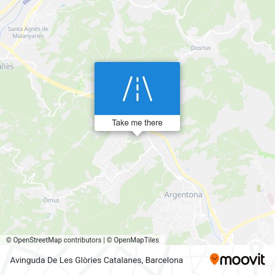 Avinguda De Les Glòries Catalanes map