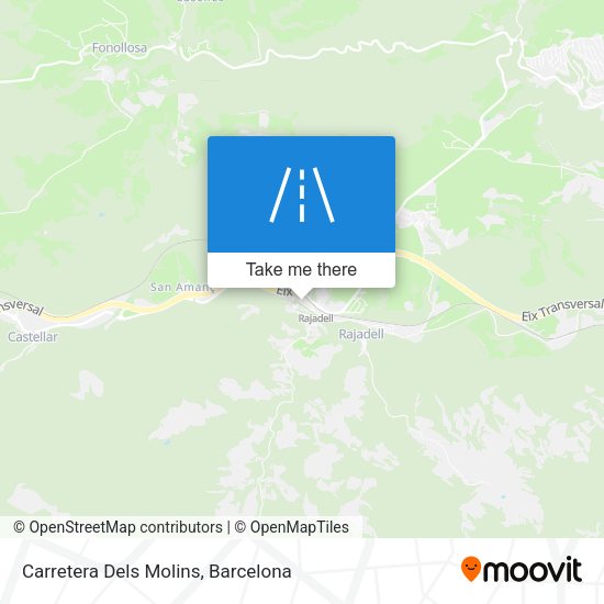 Carretera Dels Molins map
