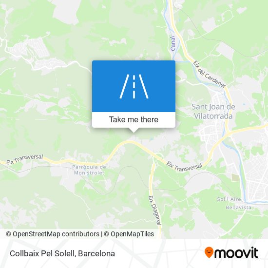 Collbaix Pel Solell map