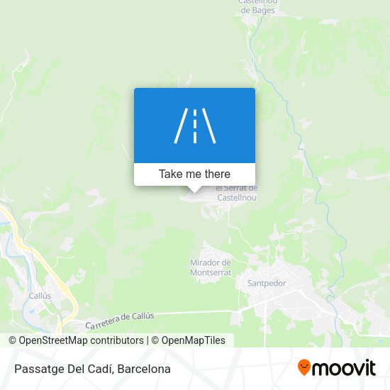 Passatge Del Cadí map