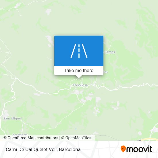 Camí De Cal Quelet Vell map