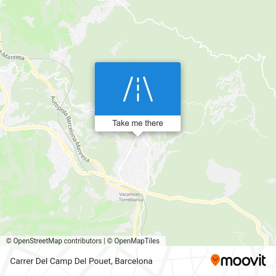 Carrer Del Camp Del Pouet map