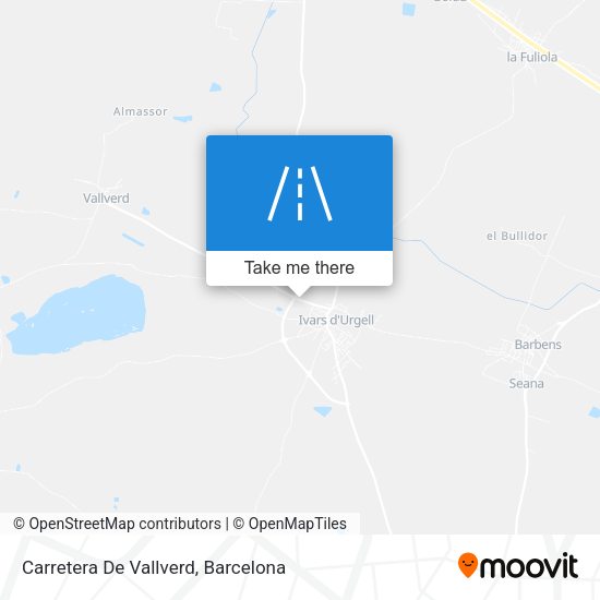 Carretera De Vallverd map