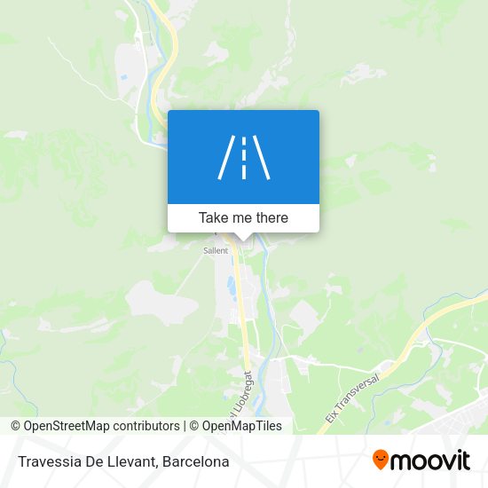 Travessia De Llevant map