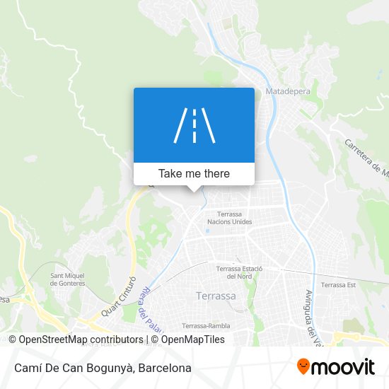 Camí De Can Bogunyà map