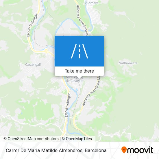 Carrer De Maria Matilde Almendros map