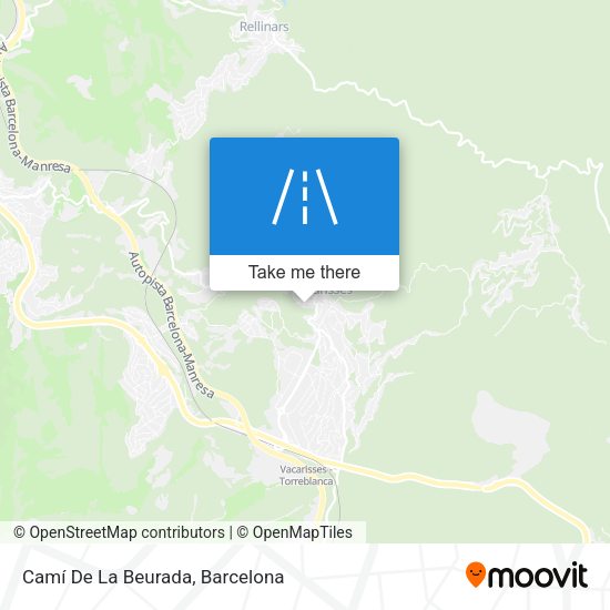 Camí De La Beurada map