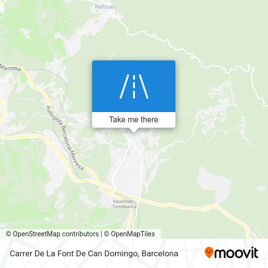 Carrer De La Font De Can Domingo map