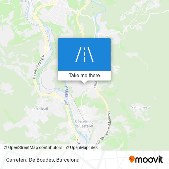 Carretera De Boades map