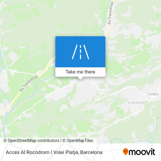 Accés Al Rocòdrom I Volei Platja map