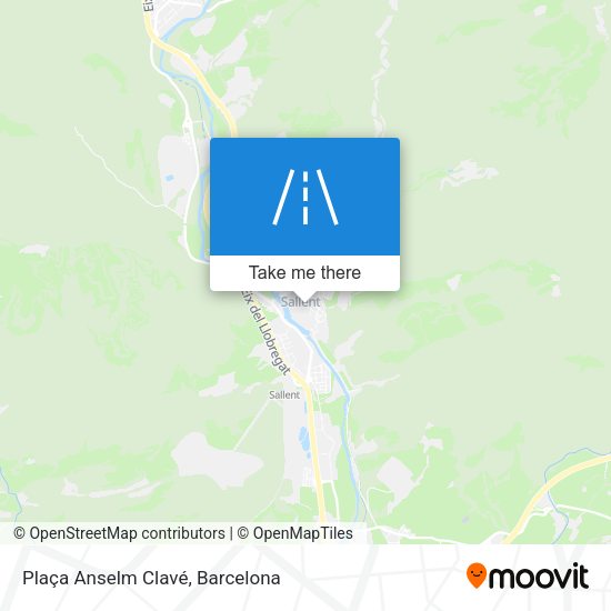 Plaça Anselm Clavé map