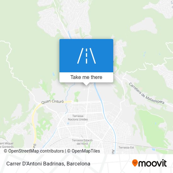 Carrer D'Antoni Badrinas map
