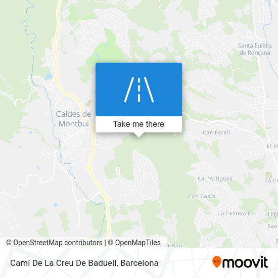 Camí De La Creu De Baduell map
